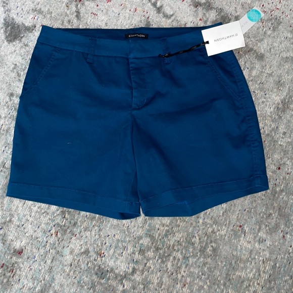 Market & Spruce Pants - Rosabel Mid Rise Short, Blue